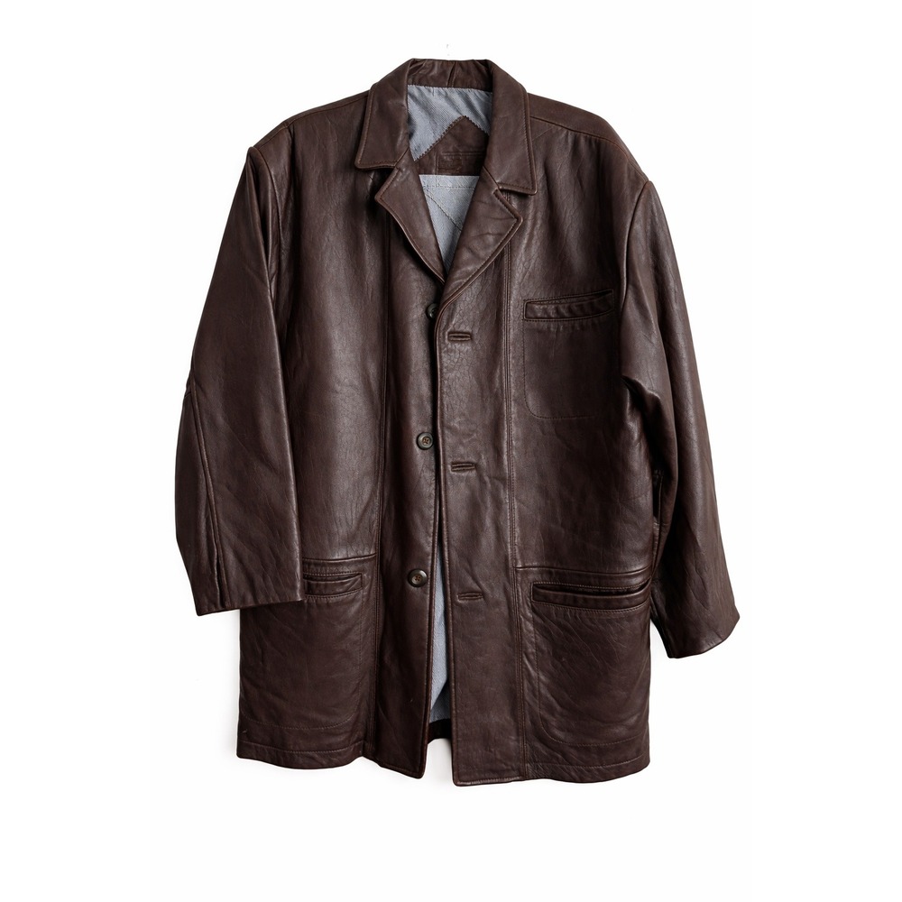 Vintage Genuine Lambskin Car Coat Men's Size M